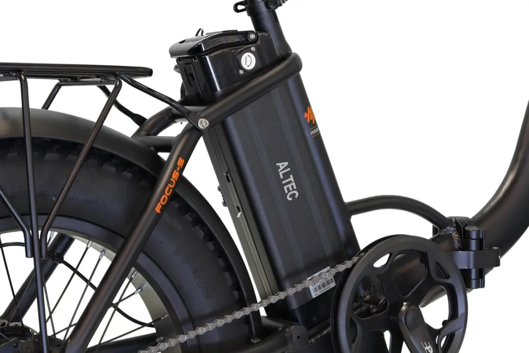 Altec Focus-S Fatbike Vouwfiets 20" - 8 Versnellingen - Zwart