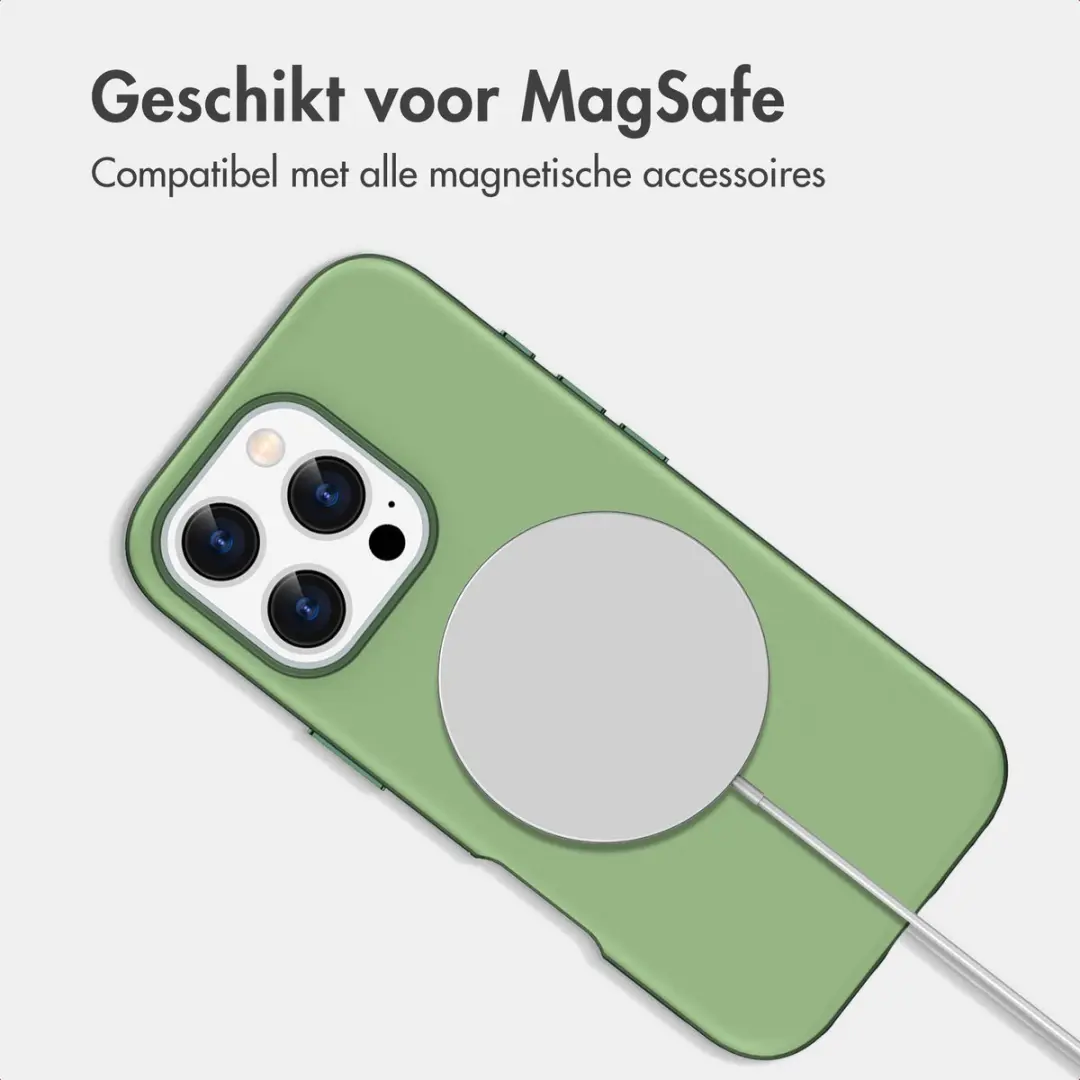 Imoshion Hoesje iPhone 16 Pro - Donkergroen MagSafe