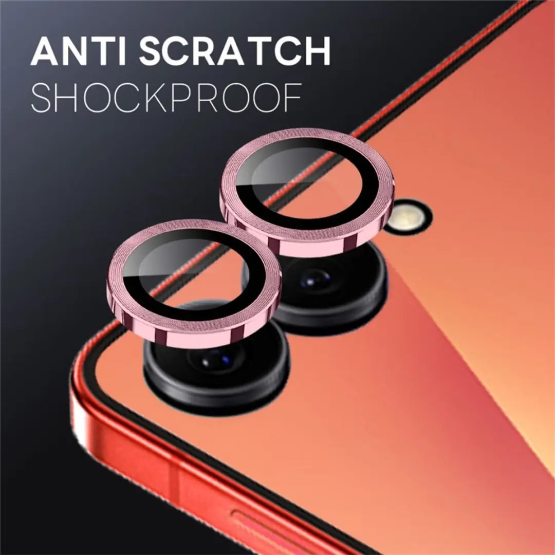 NORTHJO Galaxy Z Flip 8 Lensprotector - Roze - 2 Stuks
