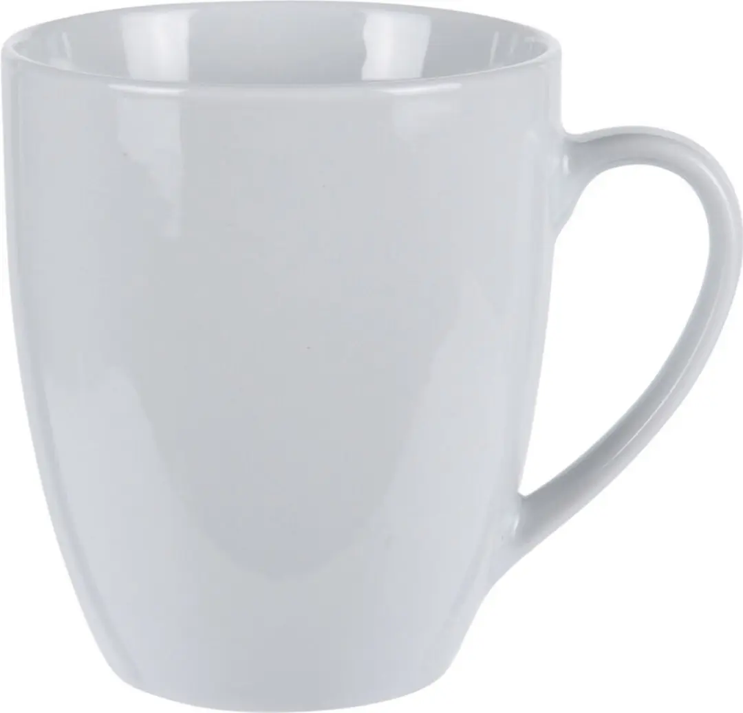 Excellent Houseware Porseleinen Mokken 380ml - 4 Stuks Wit