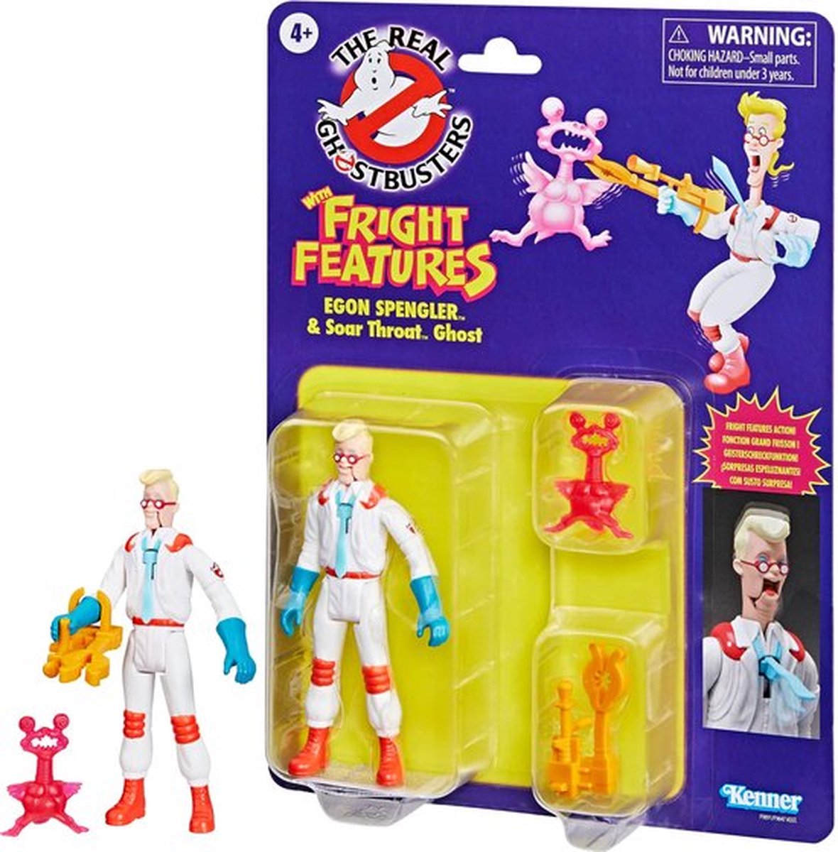 Hasbro Egon Spengler & Soar Throat Ghost - The Real Ghostbusters Fright Features