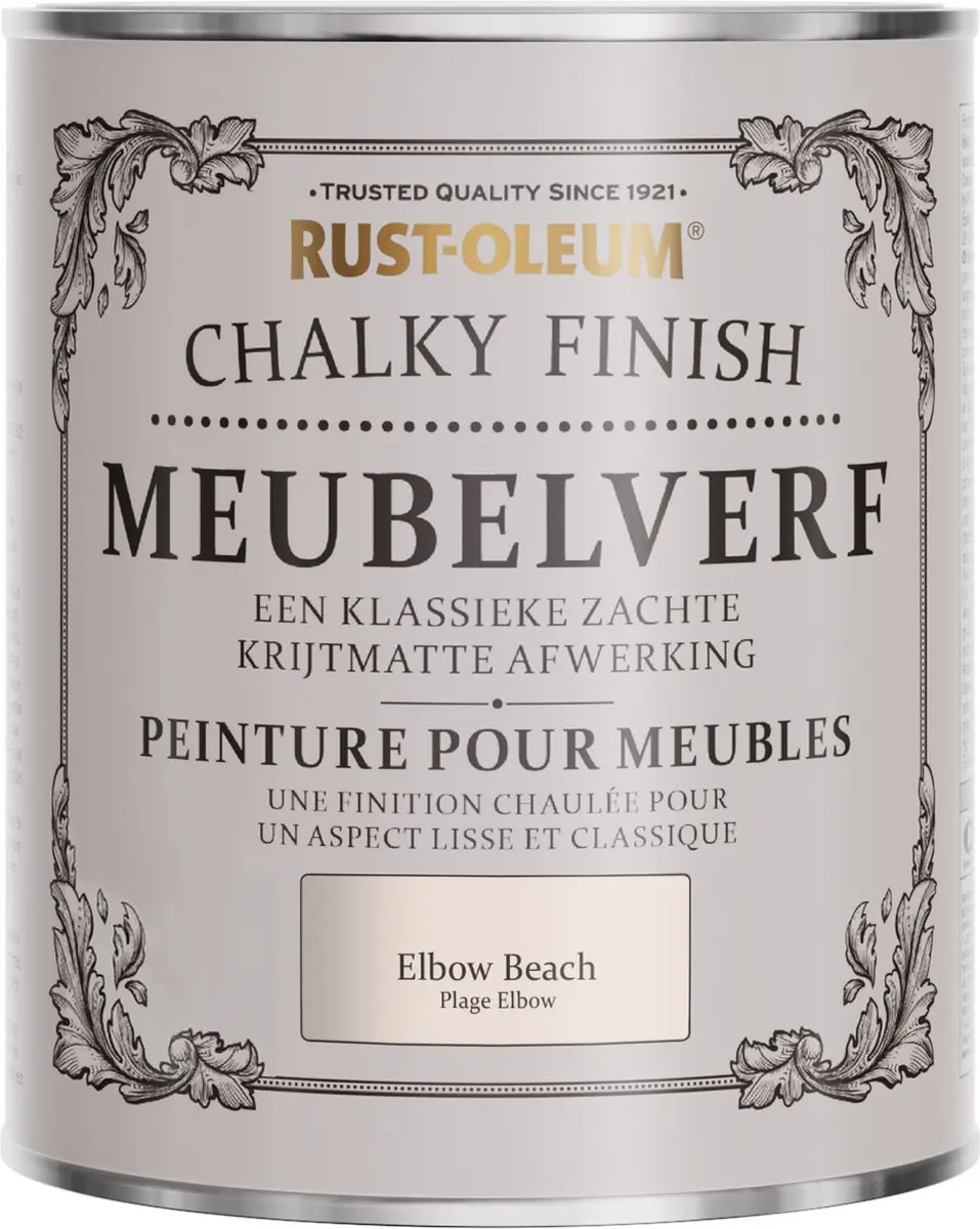 Rust-Oleum Roze Chalky Finish Meubelverf 750ml - Elbow Beach
