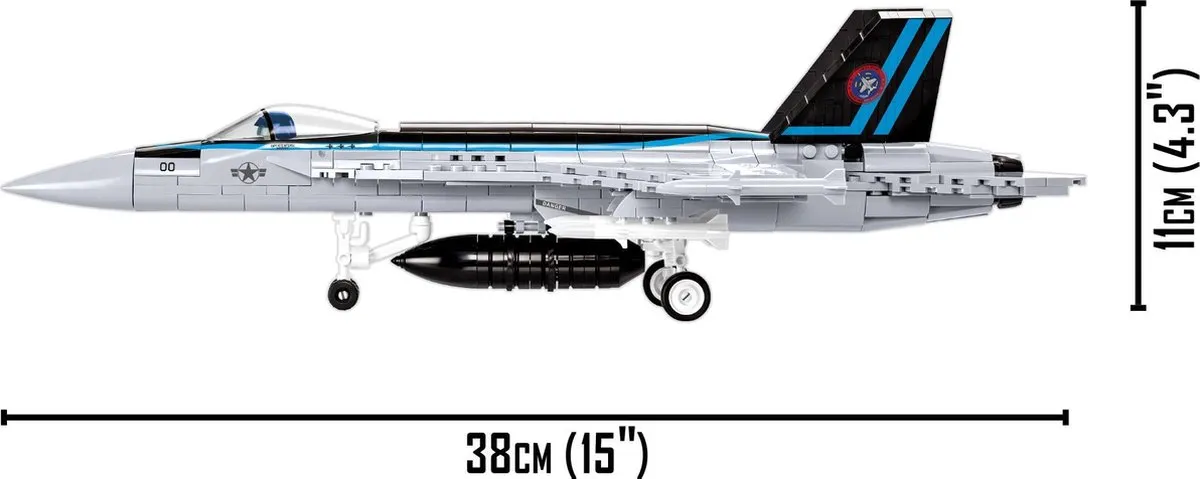 Cobi Super Hornet F/A-18E Bouwset 570 Onderdelen - COBI-5805