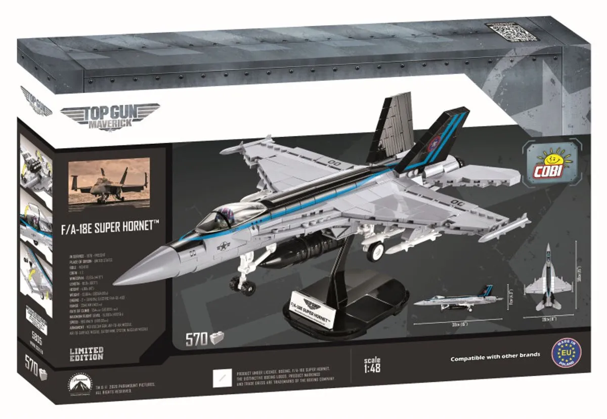 Cobi Super Hornet F/A-18E Bouwset 570 Onderdelen - COBI-5805