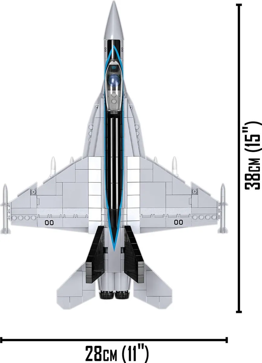 Cobi Super Hornet F/A-18E Bouwset 570 Onderdelen - COBI-5805
