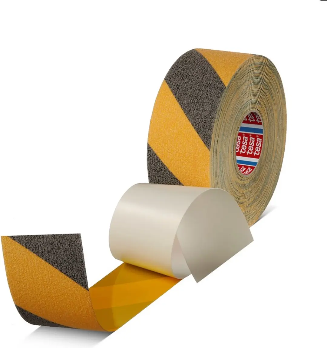 Tesa Antisliptape 15m - 50mm Geel/Zwart