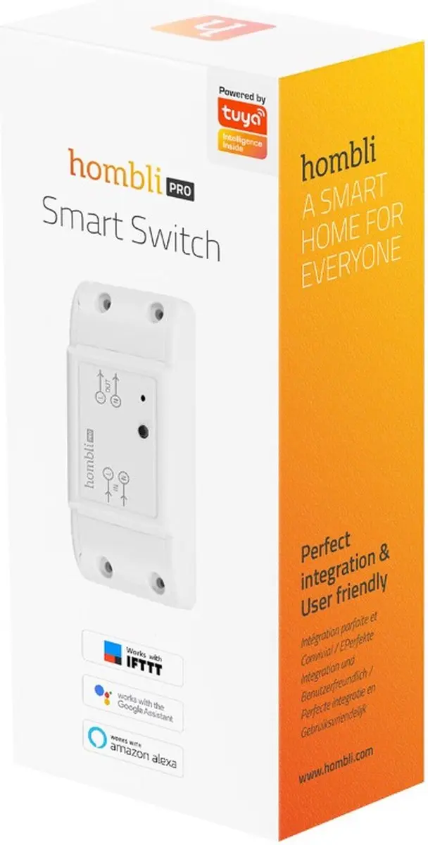 Hombli Smart Switch 2300W - 2 Stuks Wit