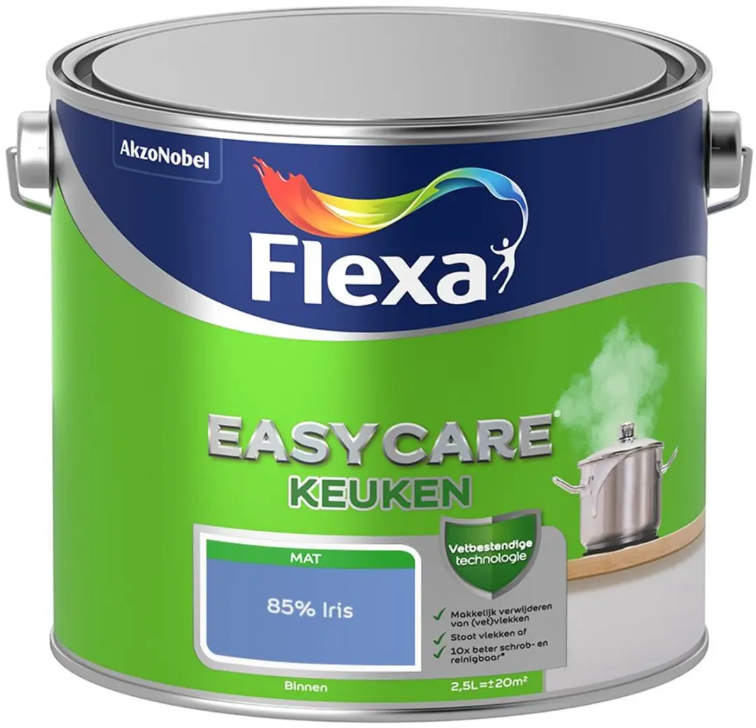 Flexa Easycare Keukenverf 85% Iris