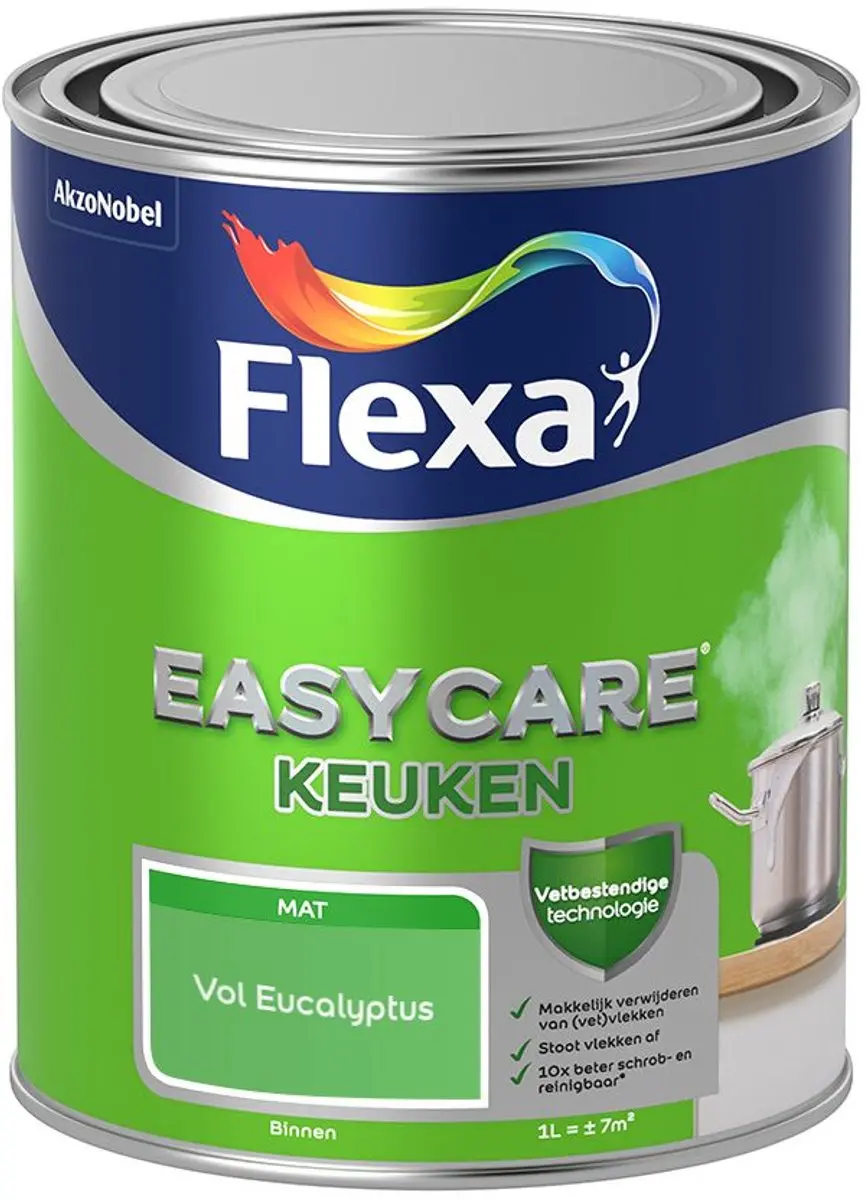 Flexa Easycare Keukenverf Vol Eucalyptus 1L