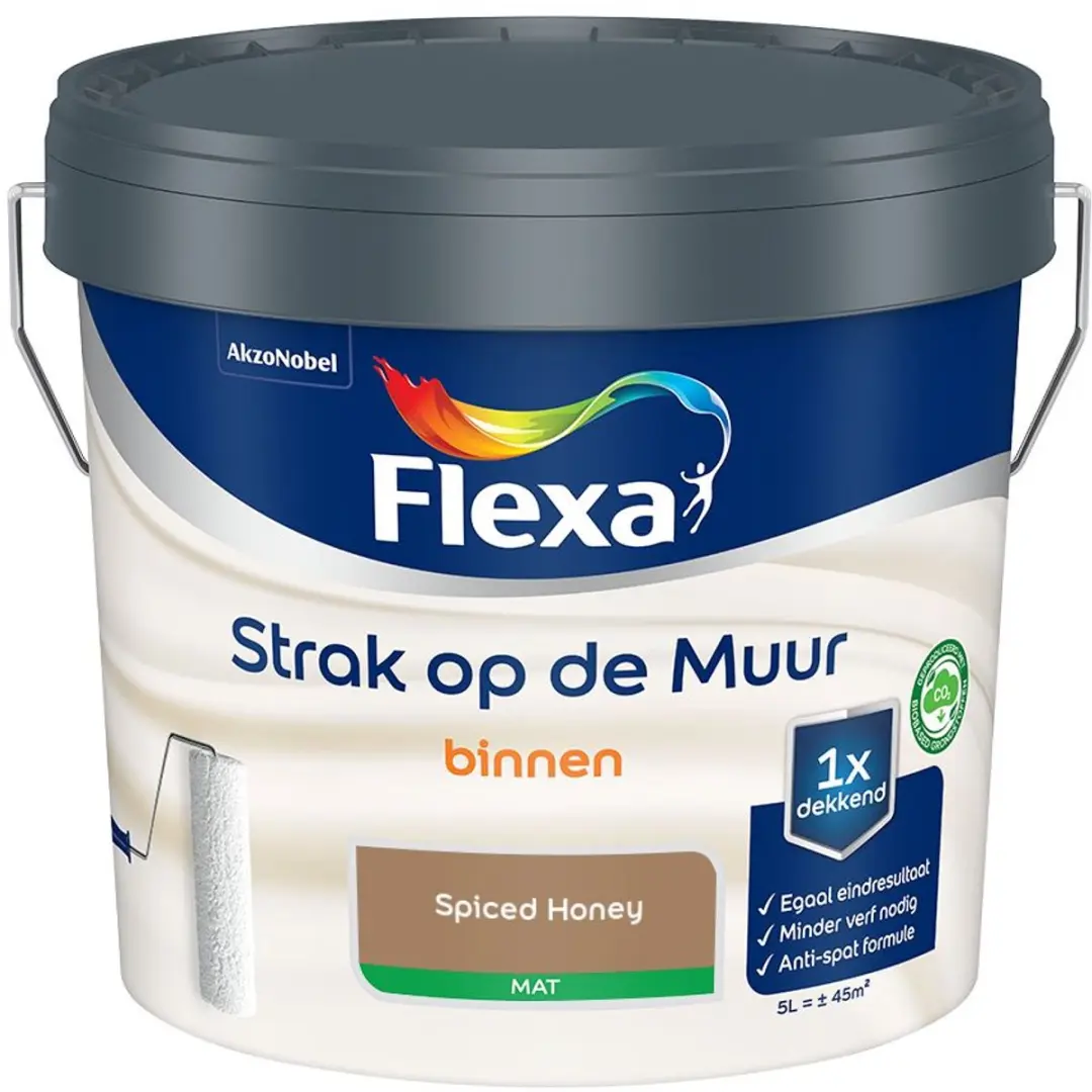 Flexa Strak Op De Muur Binnenmat Spiced Honey 5L