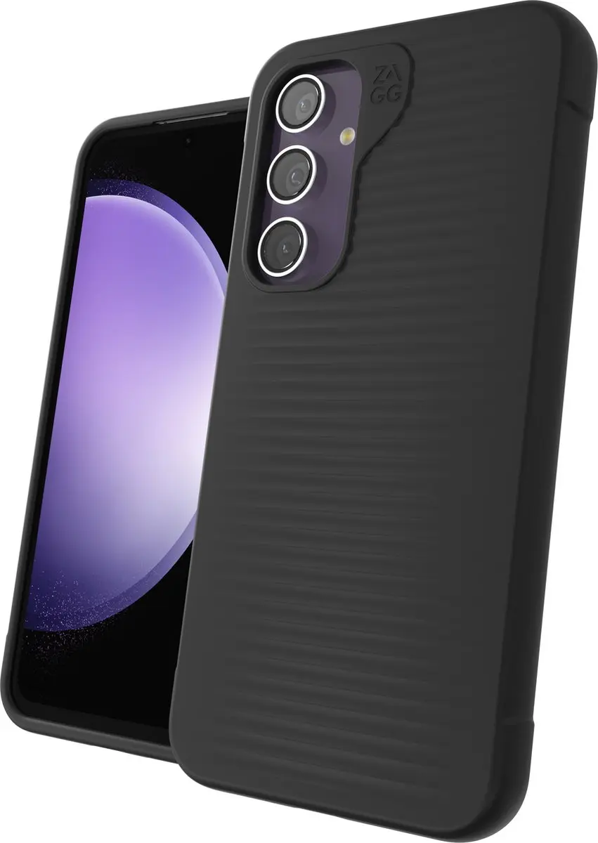 ZAGG Luxe Slim Hoesje Samsung Galaxy S23 FE - Grafeen Back Cover - Zwart