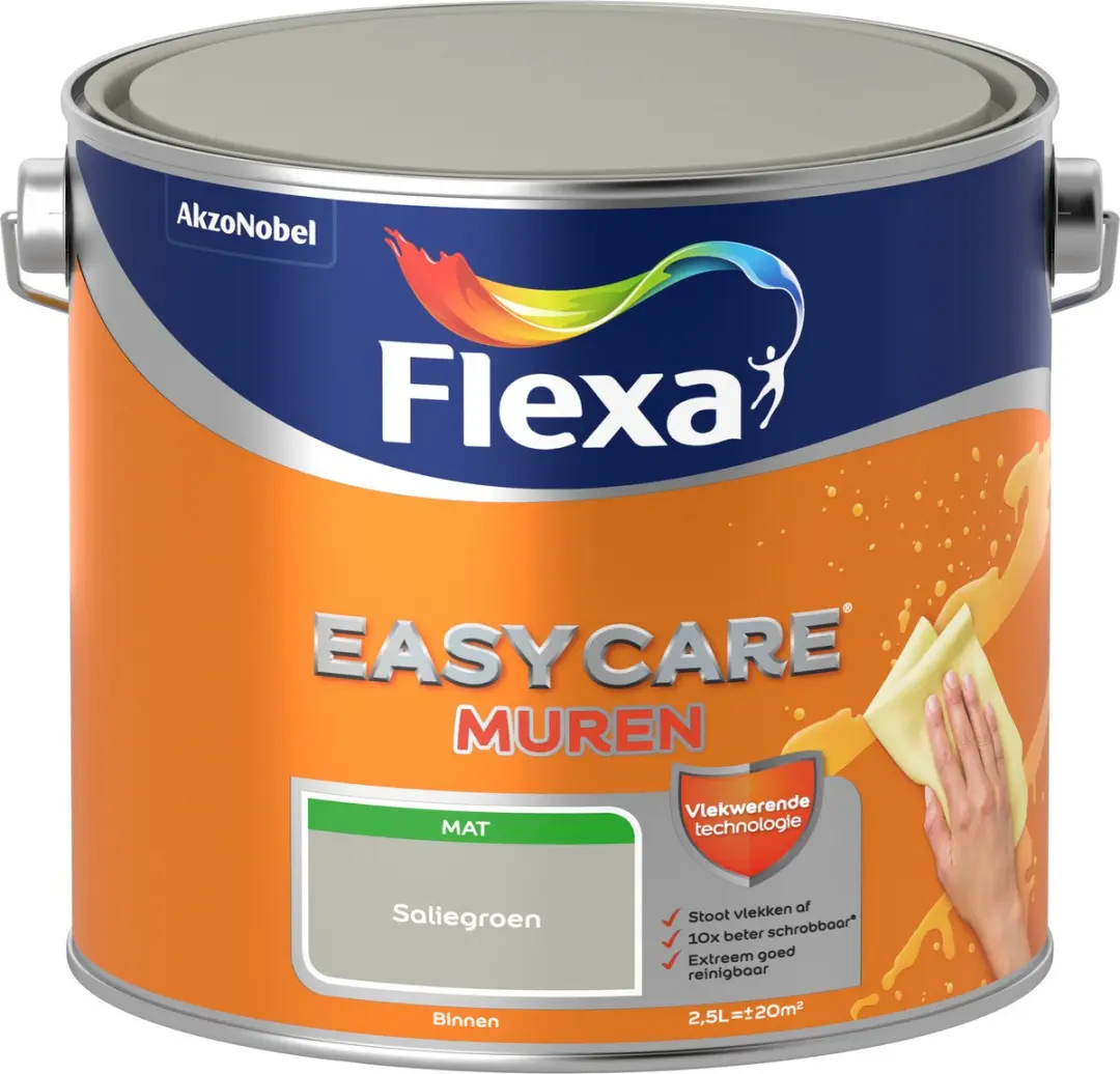 Flexa Easycare Murenverf Saliegroen 2,5L