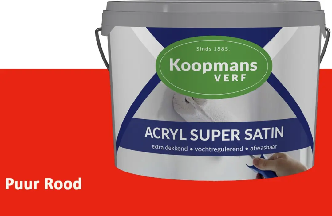 Koopmans Acryl Super Satin Zijdeglans Muurverf 5L