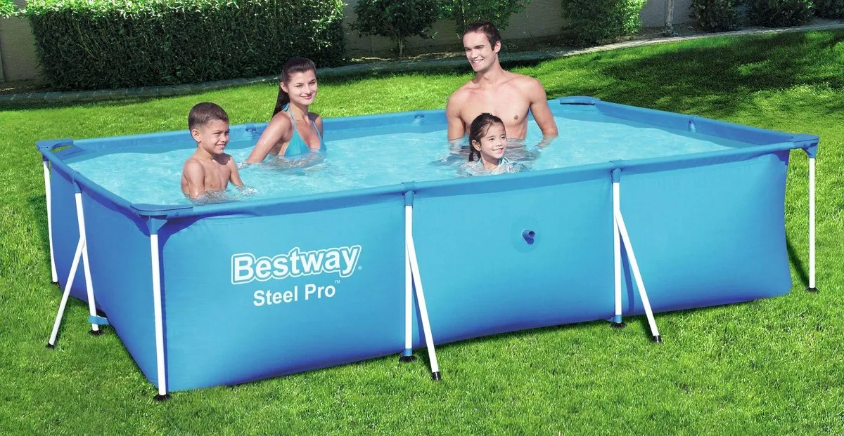 Bestway Steel Pro Zwembad 300x201x66cm - Blauw