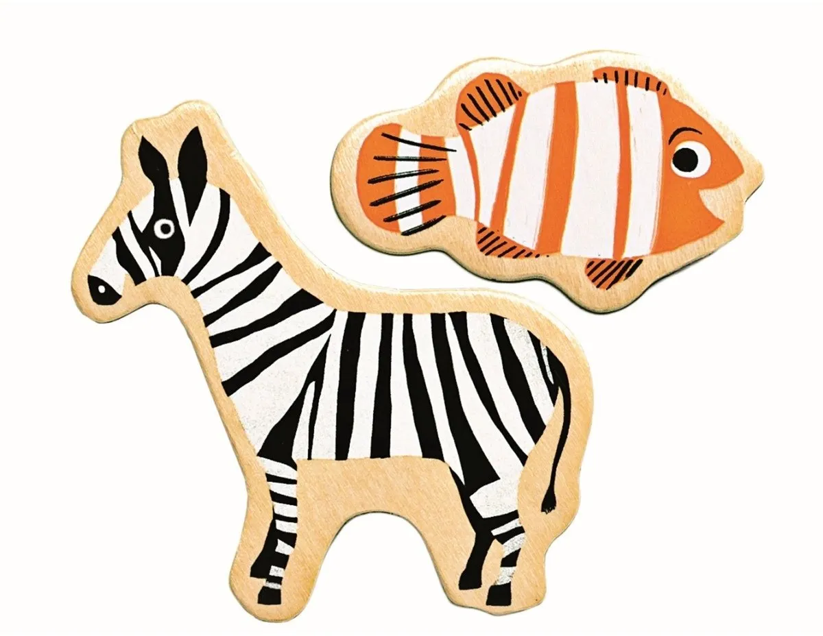 Djeco Magnimo Magnetische Dieren Magneten 36-delig - Multicolor