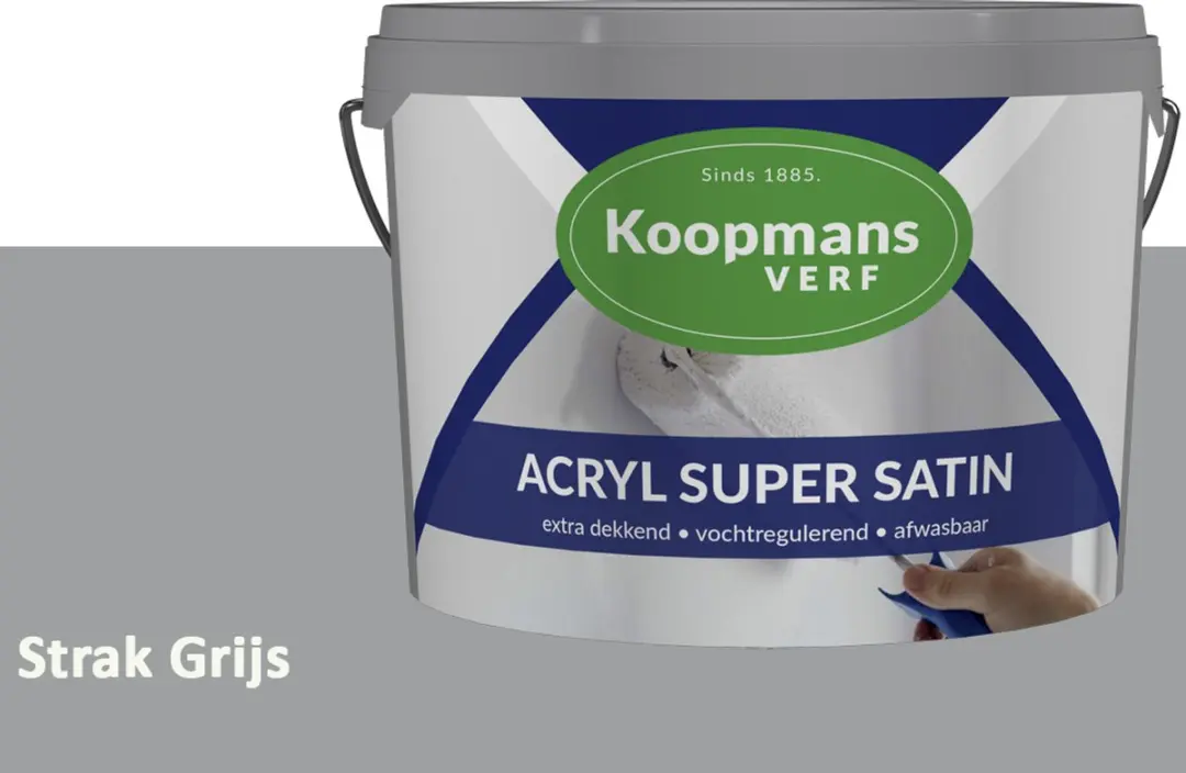 Koopmans Acryl Super Satin Zijdeglans Muurverf 10L