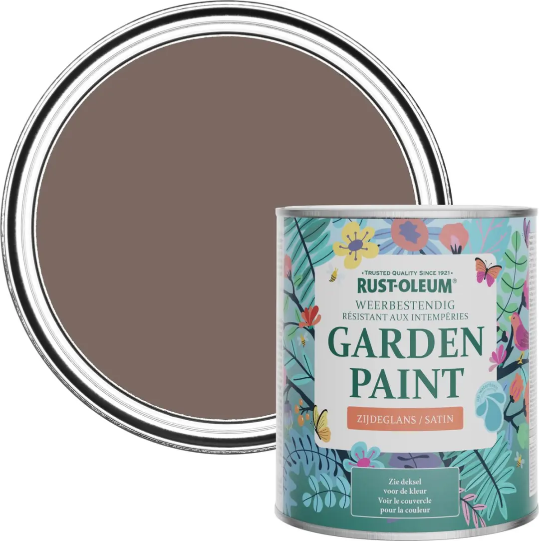 Rust-Oleum Bruin Tuinverf Zijdeglans