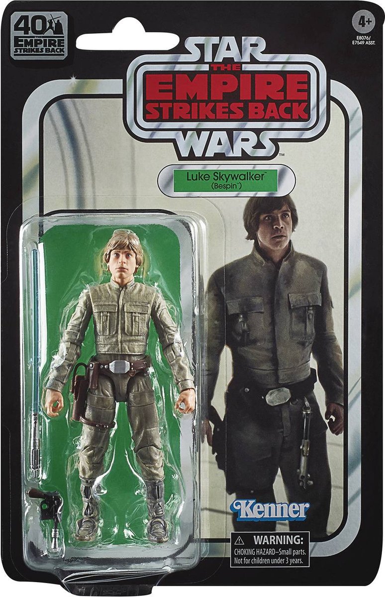 HASBRO Luke Skywalker (Bespin) – Star Wars: The Empire Strikes Back 40th Anniversary Action Figure – The Black Series