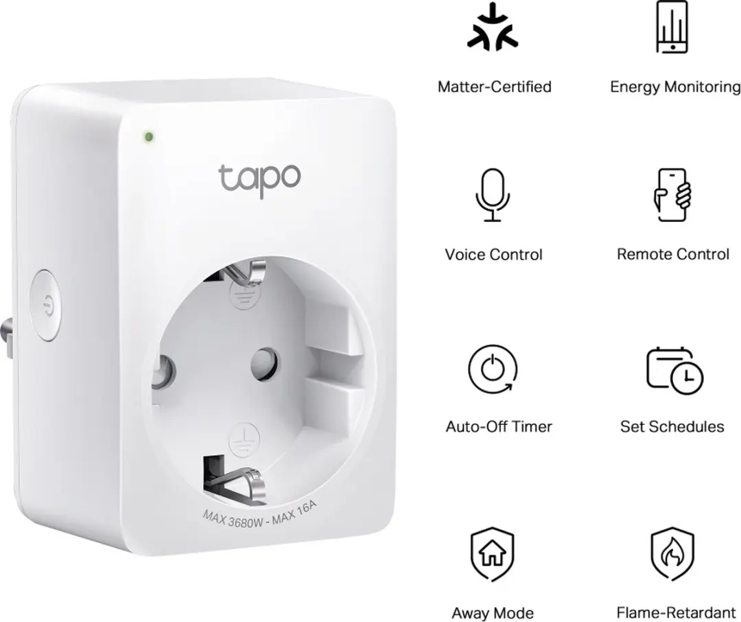 TP-Link Tapo P110M Slimme Stekker - Wit