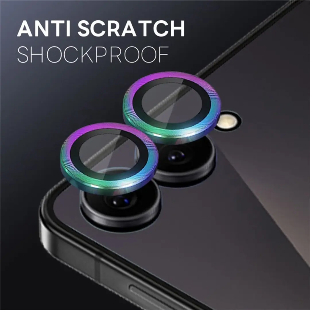 NORTHJO Galaxy Z Flip 8 Lensprotector - Metaal - Multi Color