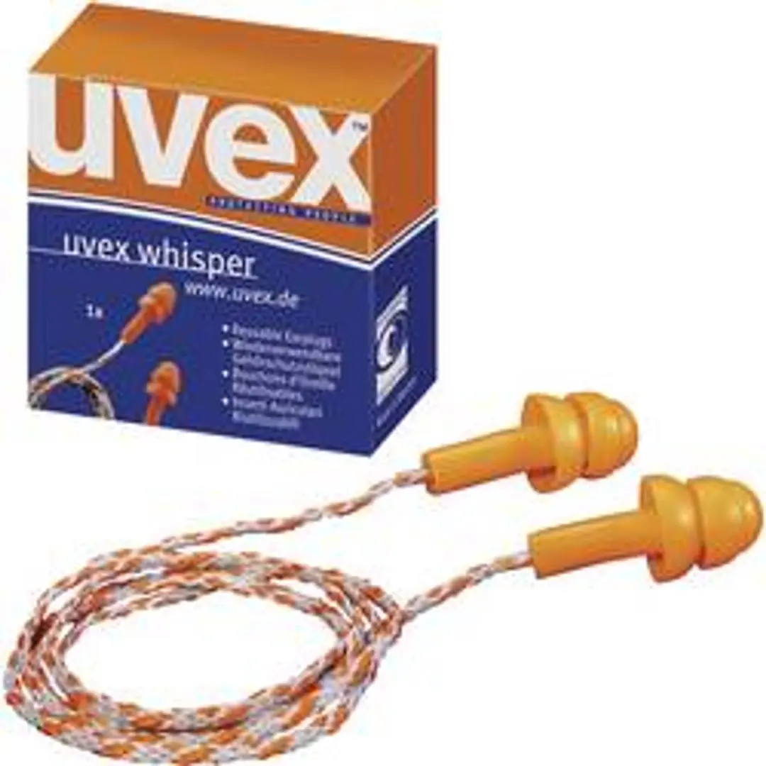 Uvex Whisper Oordoppen met Koord - 50 Paren - Oranje