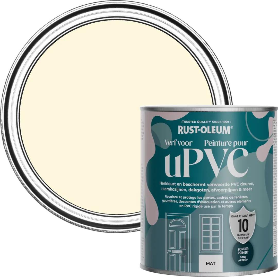 Rust-Oleum Crème Verf voor PVC