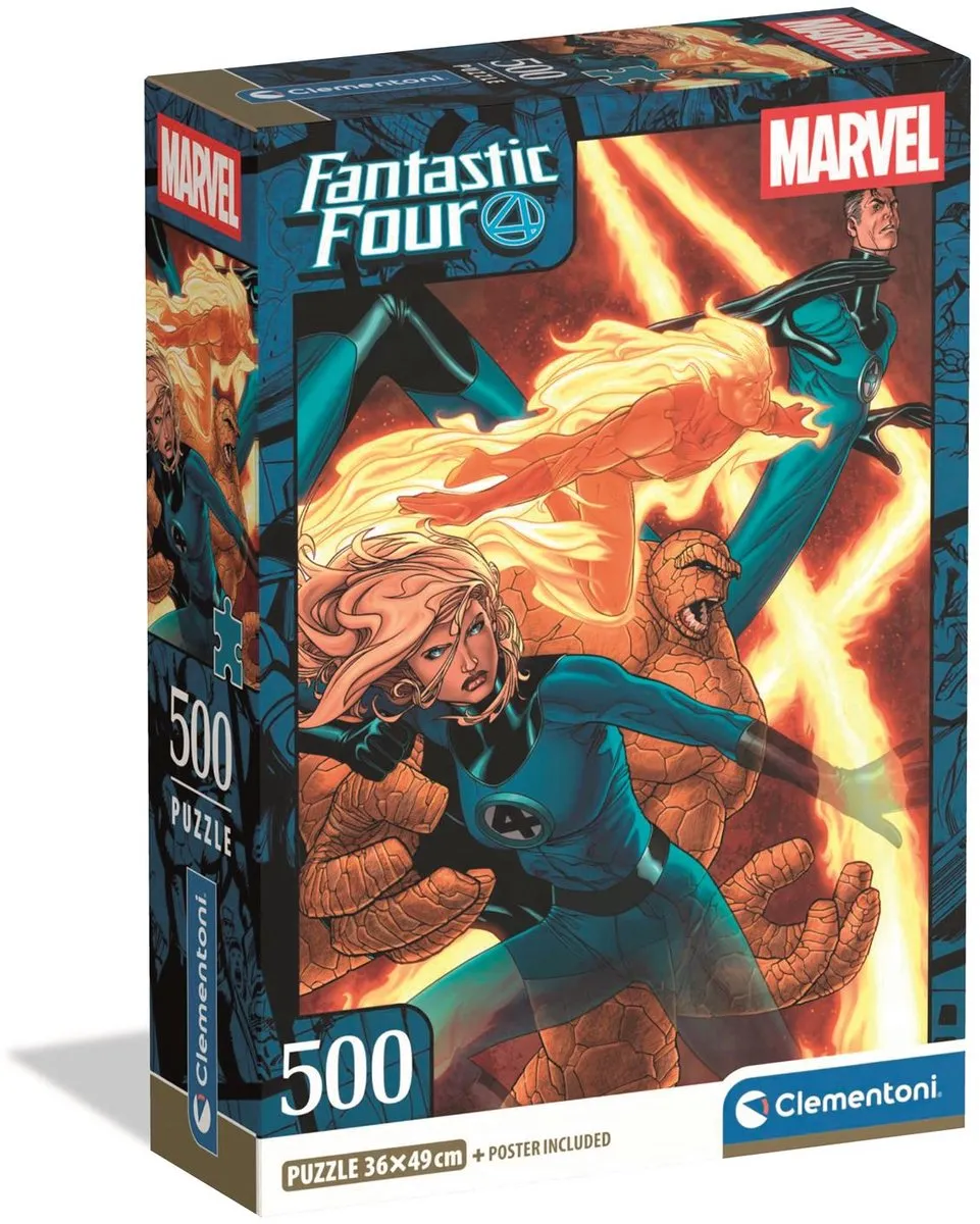 Clementoni Marvel Fantastic 4 Puzzel 500 Stuks