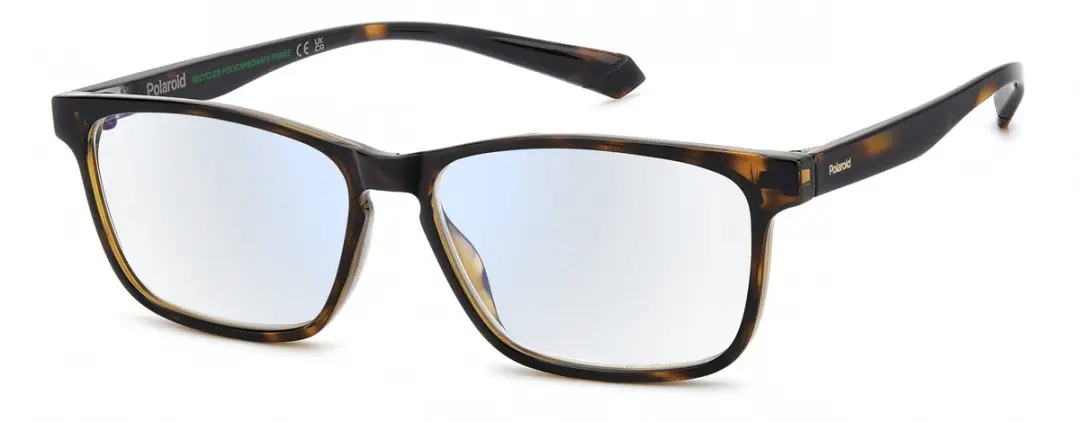 Polaroid PLD 0038/R/BB Havana 55/14/155 UNISEX + 1.0 Leesbril