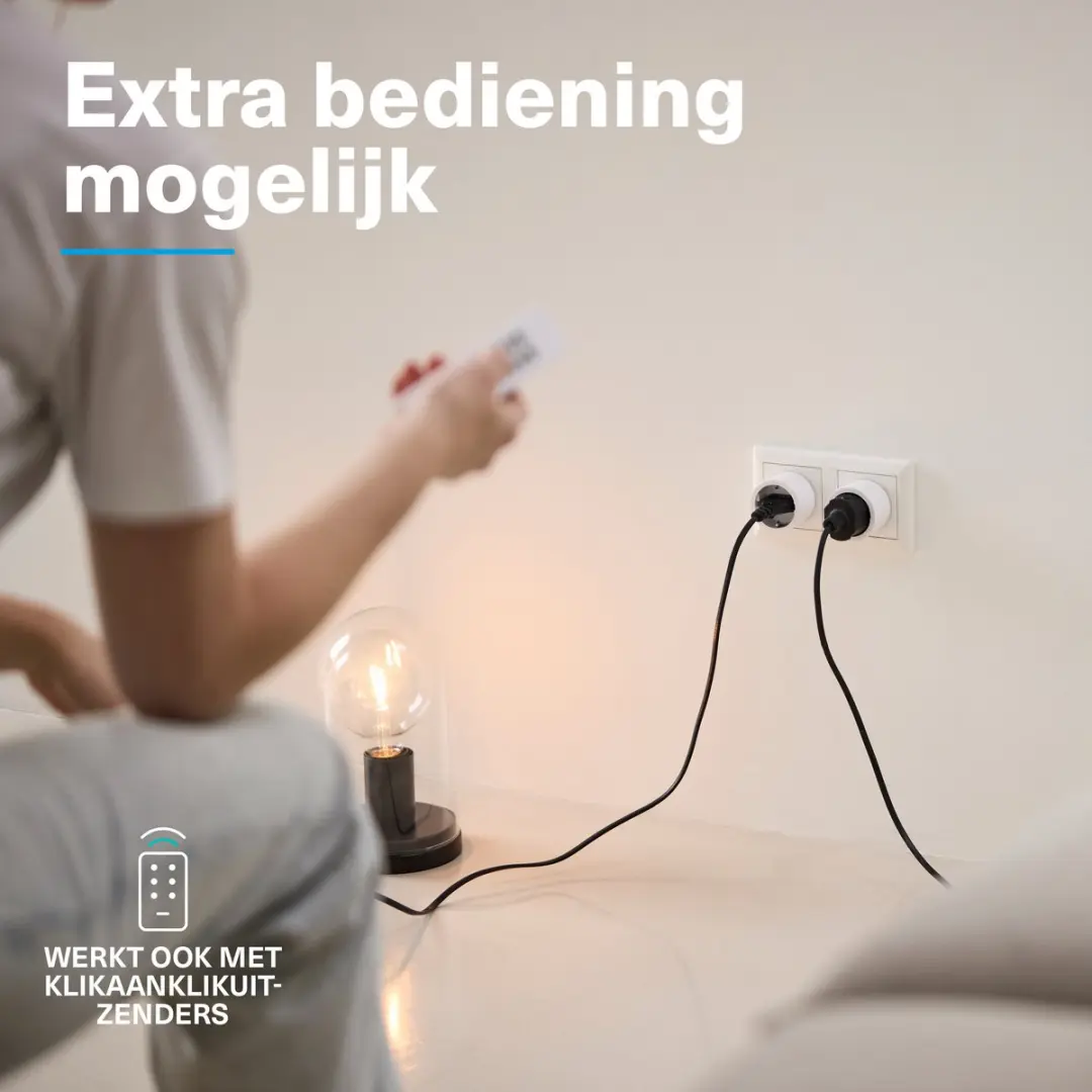 KlikAanKlikUit MACC-2300 Matter Stopcontactschakelaar 2300W - Wit