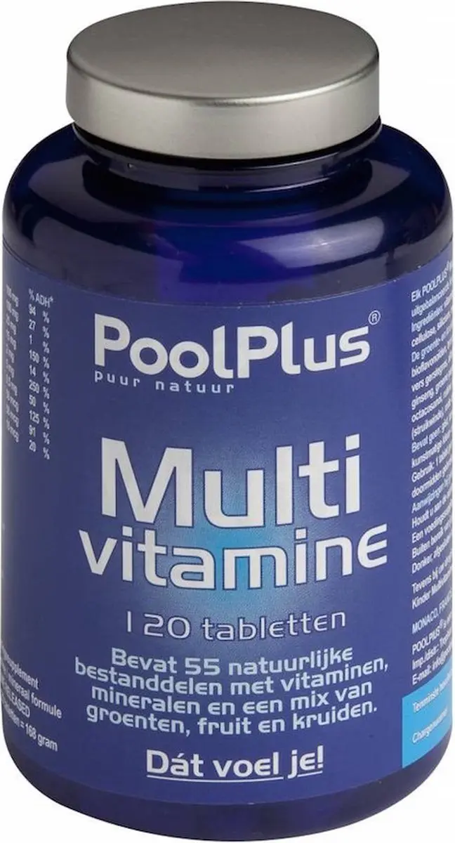 Pool Plus Multivitaminen - 120 Tabletten - Multivitamine