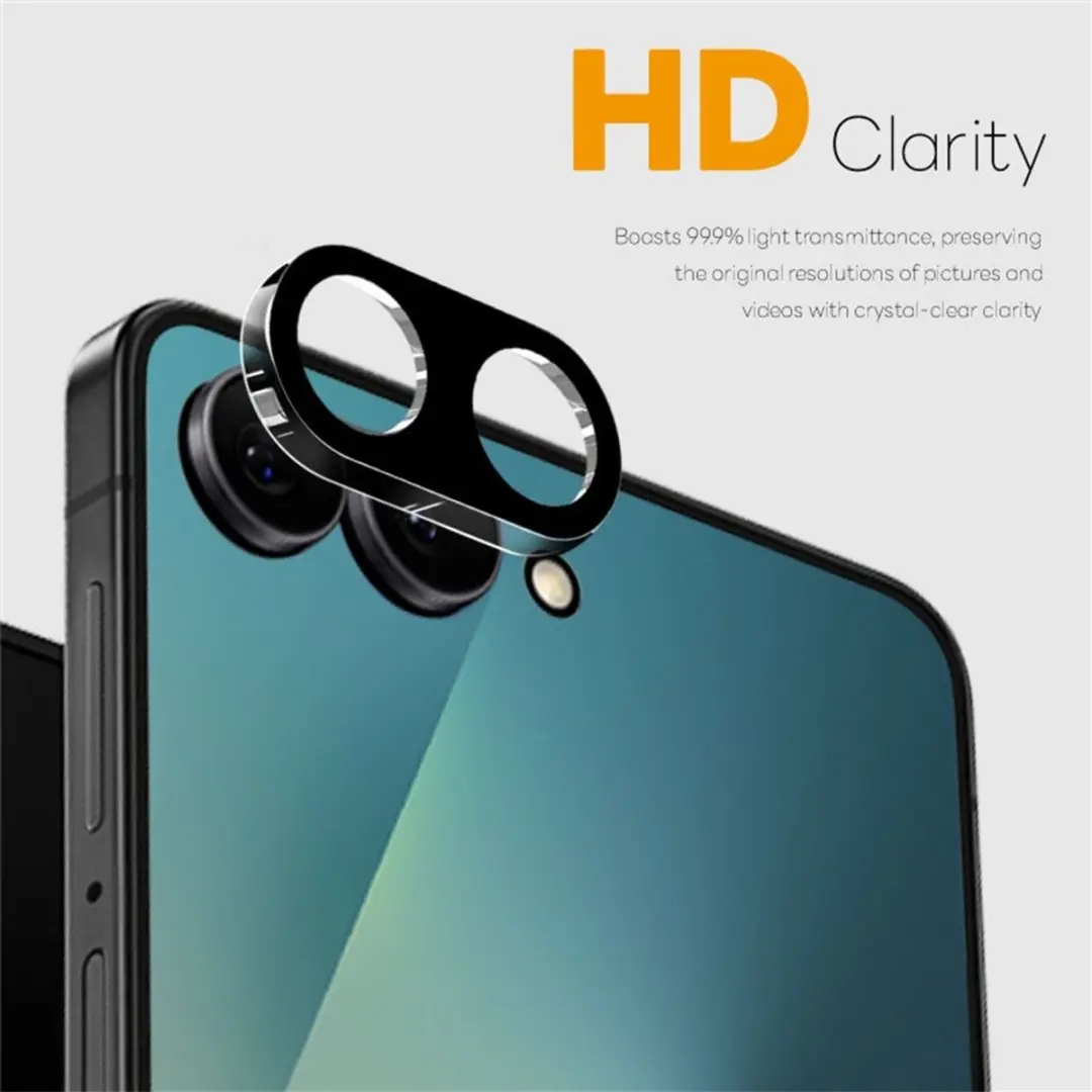 NORTHJO Camera Glas Zwart - 2 Stuks - Samsung Galaxy Z Flip 8
