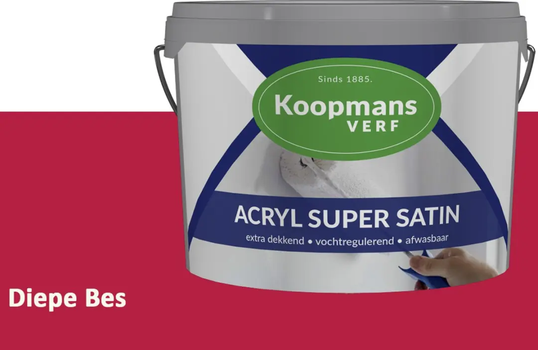 Koopmans Acryl Super Satin Zijdeglans Muurverf 10L