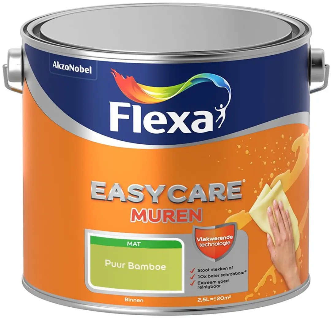 Flexa Easycare Muren Puur Bamboe Mengverf 2,5L