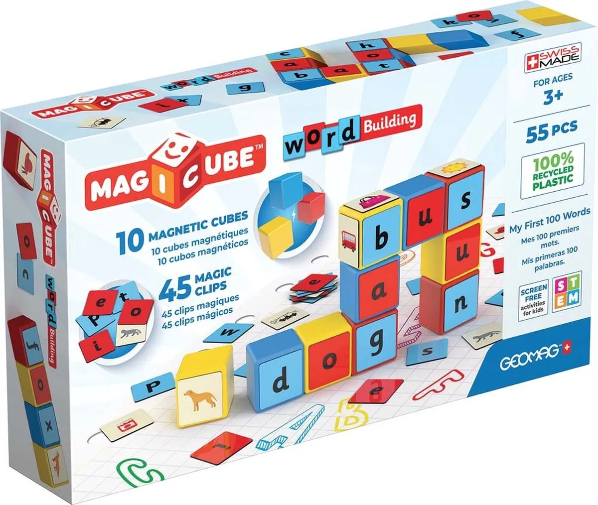 Geomag MagiCube Magnetische Blokken 55-delig