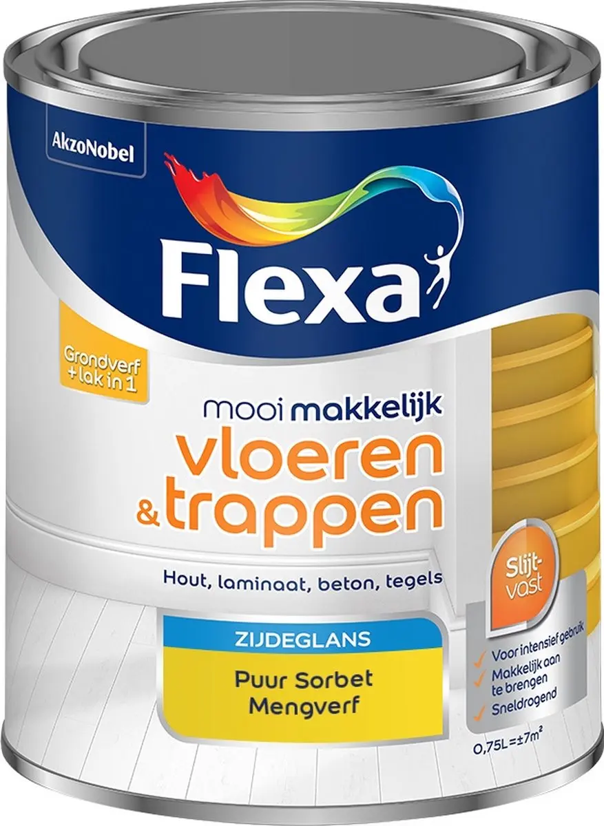 Flexa Mengverf Puur Sorbet 750ml - Hout/Steen