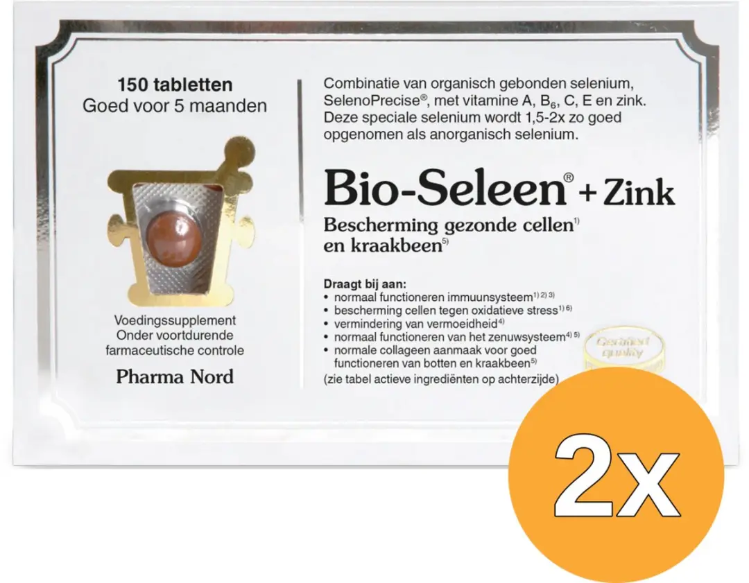 Pharma Nord Bio Seleen & Zink 300 tabletten