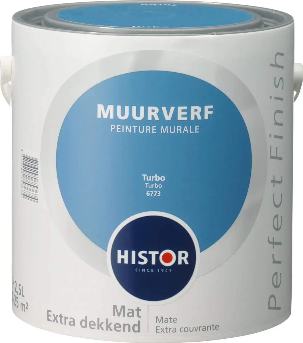 Histor Perfect Finish Muurverf Mat Turbo 2,5L