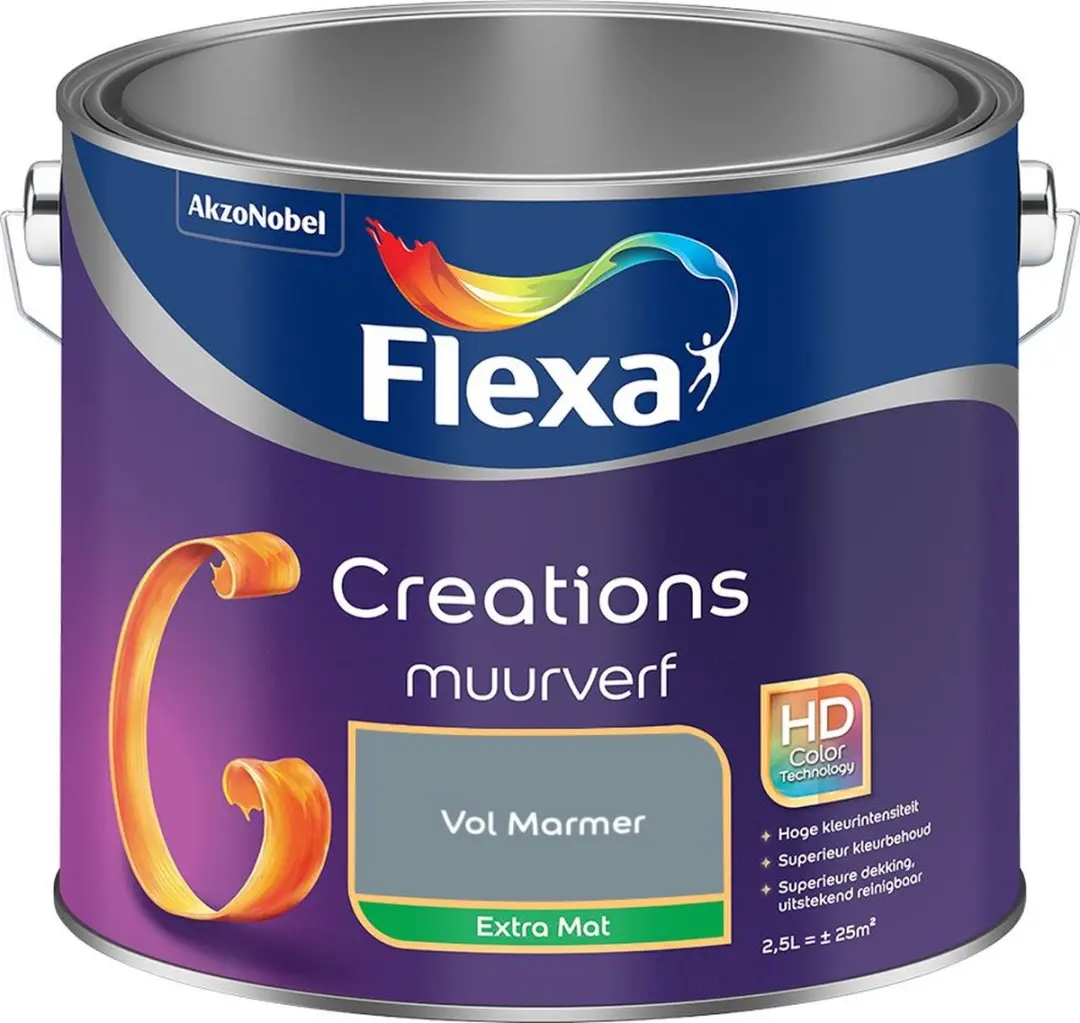 Flexa Creations Muurverf Extra Mat Vol Marmer