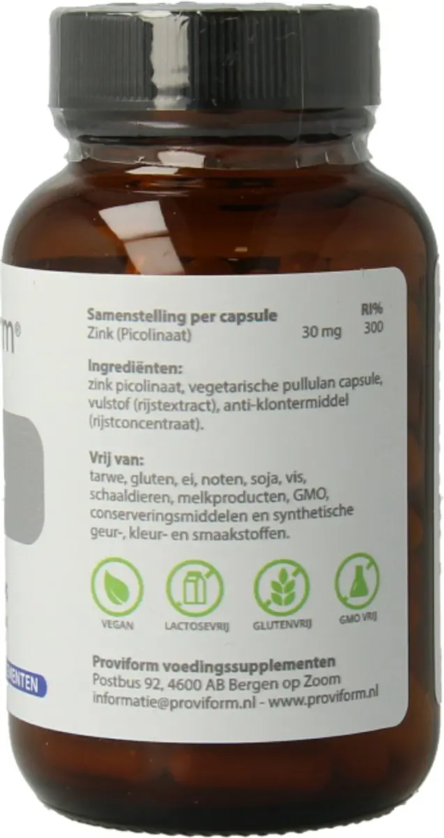 Proviform Zink Picolinaat 30mg - 100 Capsules