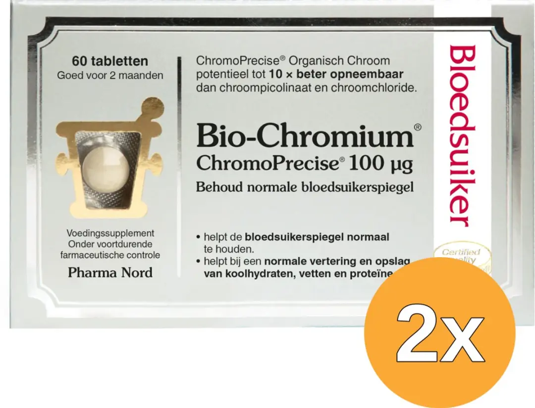 Pharma Nord Bio Chromium 120 tabletten - 2x60