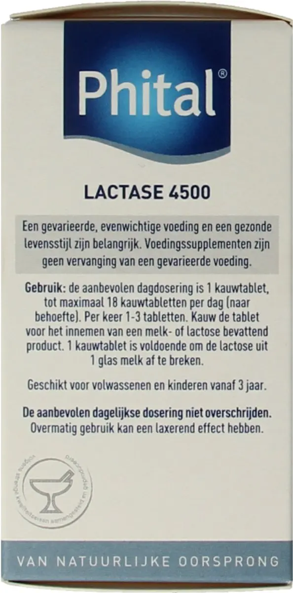 Lactase 4500 - 50 kauwtabletten aardbei