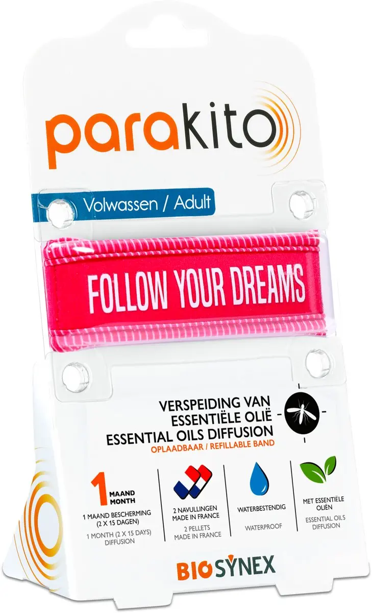 Parakito Anti-Muggen Armband Rose Dreams