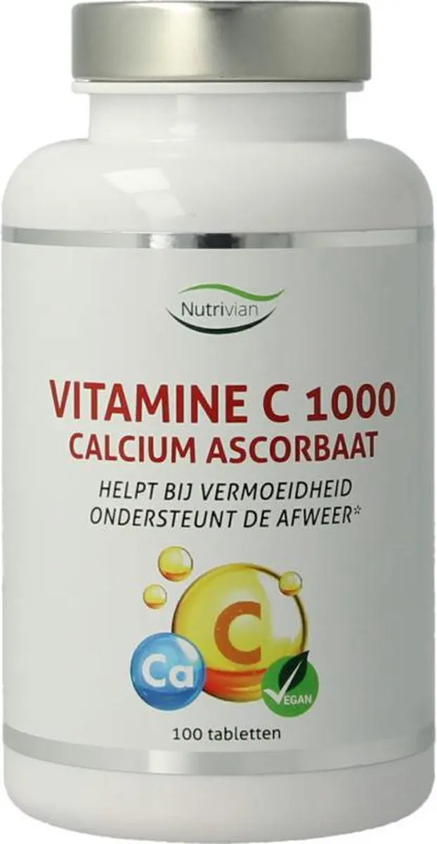 Nutrivian Vitamine C1000 Calcium Ascorbaat 100 Tabletten