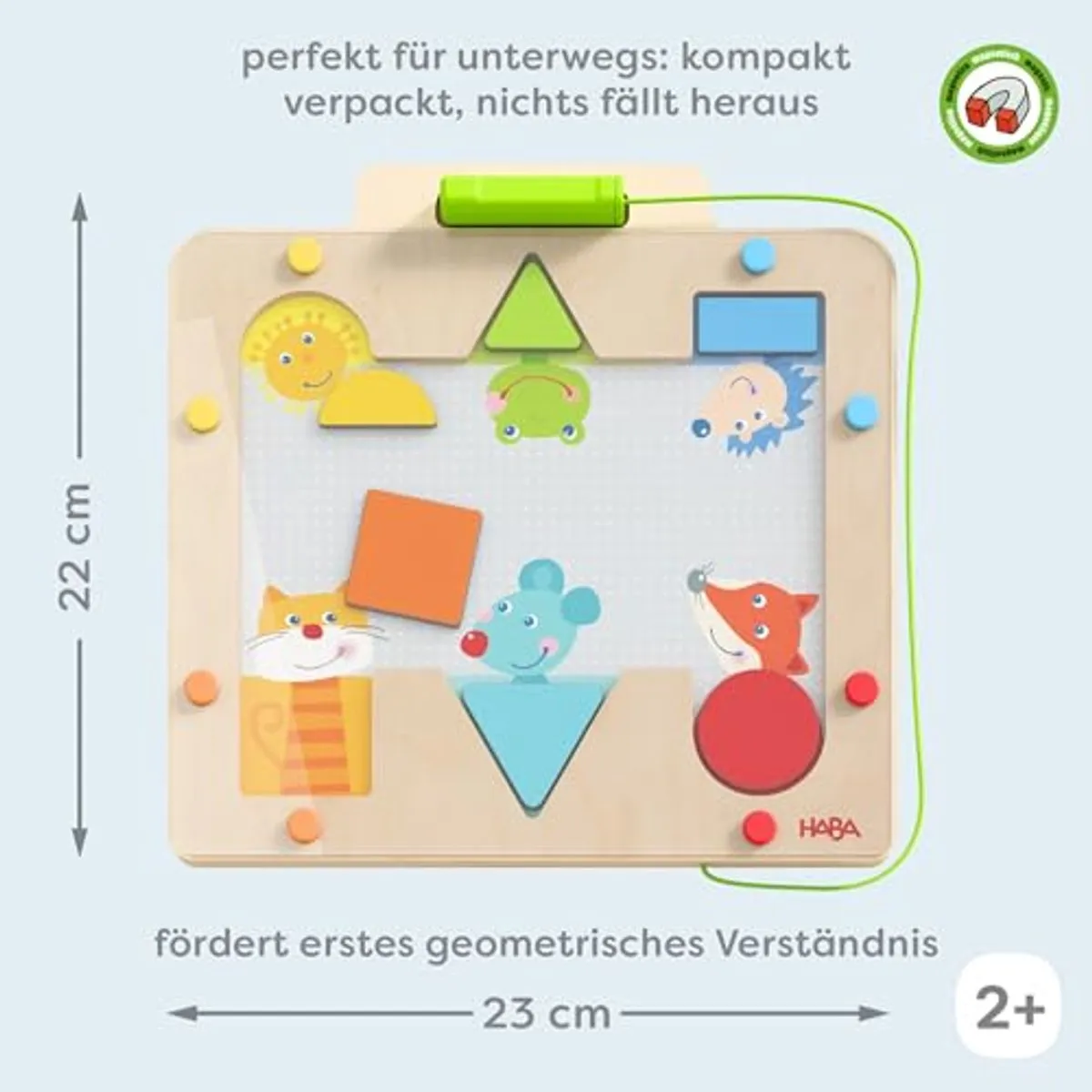 Haba Magneetspel Vario Vormen 2012362001 - Multicolor