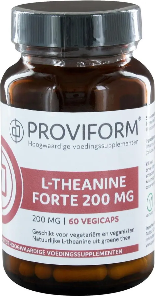 Proviform L-Theanine Forte 200mg Capsules - 60 Stuks
