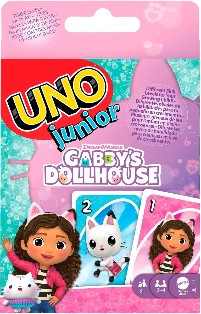 Mattel Games UNO Junior Gabby's Poppenhuis Kaartspel