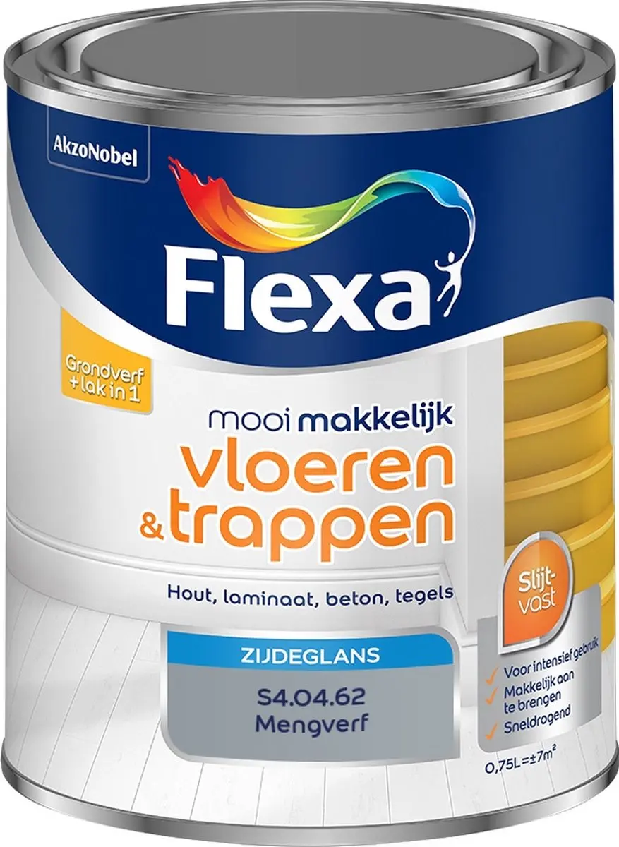 Flexa Mengverf S4.04.62 Zijdeglans 750ml - o.a. Hout/Steen