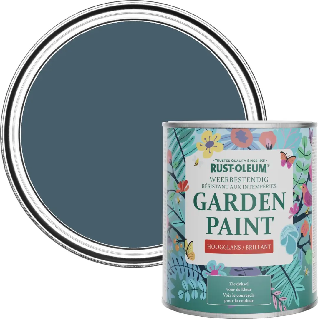 Rust-Oleum Donkerblauw Tuinverf Hoogglans 750ml