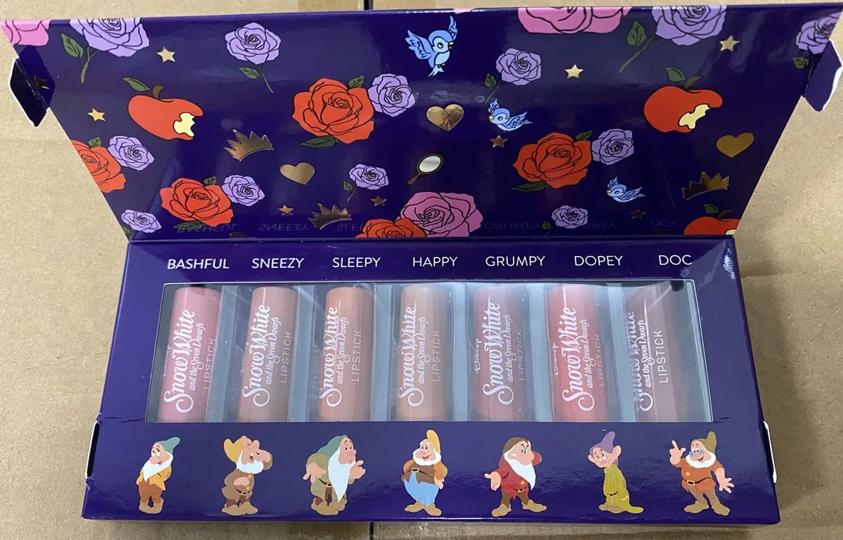 Disney Sneeuwwitje Mini Lippenstiften - 7 Stuks