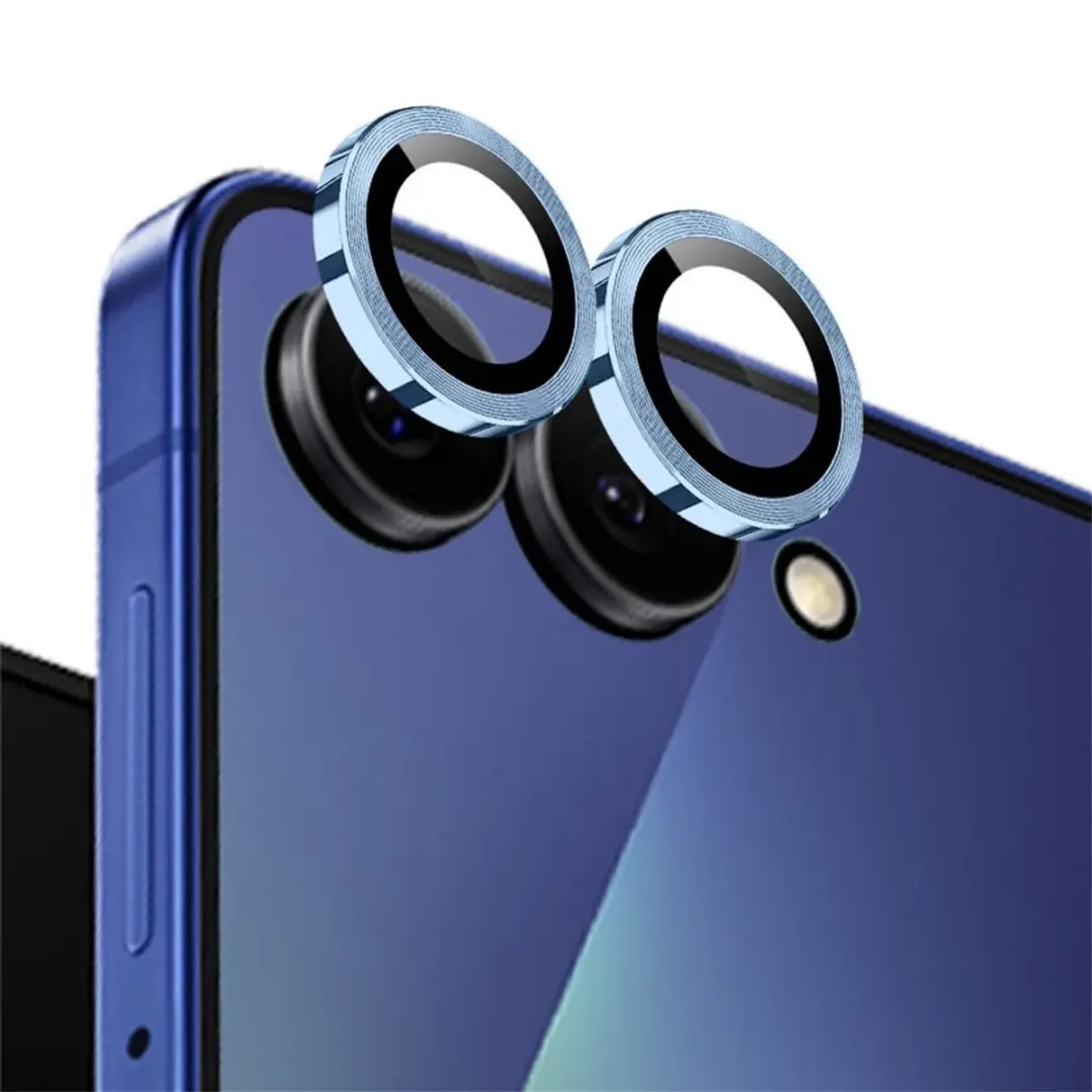 NORTHJO Galaxy Z Flip 8 Lensprotector - Blauw - 2 Stuks